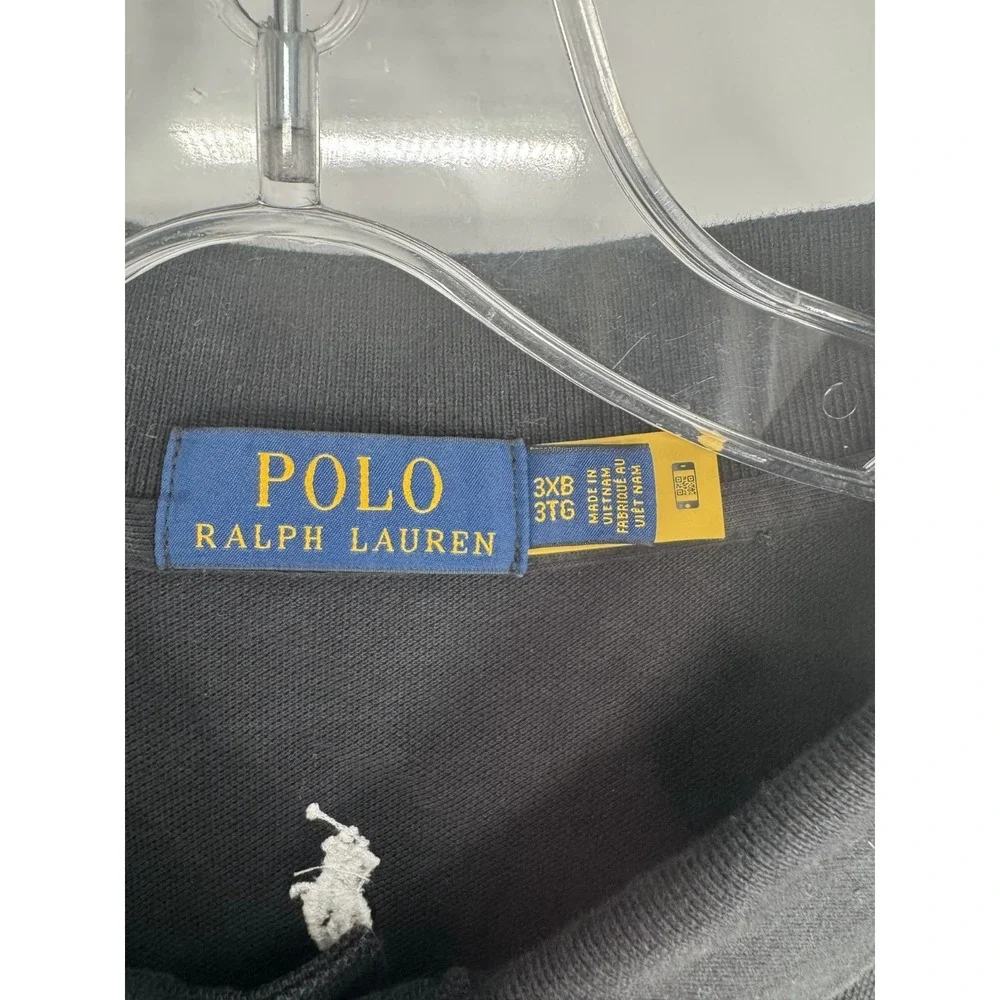 Polo Ralph Lauren Short Sleeve All Over Print Pony Logo Polo Shirt 3XL Big 3XB